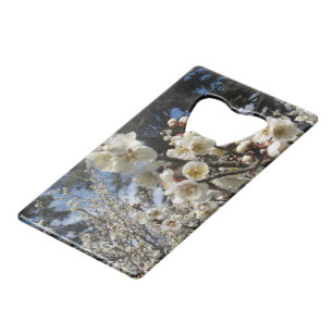White Cherry Blossom / Sakura / サ ク ラ(桜) Creditkaart Flessenopener