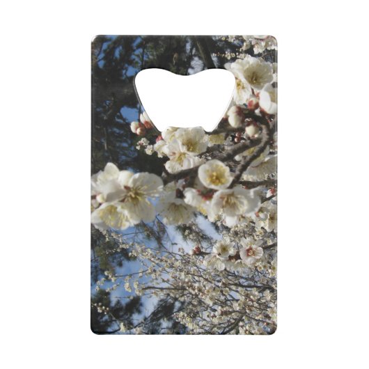 White Cherry Blossom / Sakura / サ ク ラ(桜) Creditkaart Flessenopener (Achterkant)