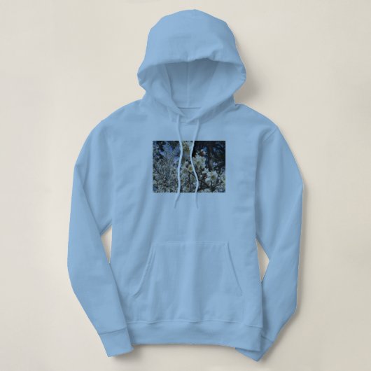 White Cherry Blossom / Sakura / サ ク ラ(桜) Hoodie (Design voorkant)