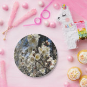 White Cherry Blossom / Sakura / サ ク ラ(桜) Papieren Bordje (Feest)