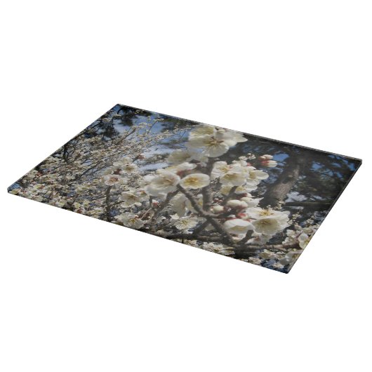 White Cherry Blossom / Sakura / サ ク ラ(桜) Snijplank (Hoek)