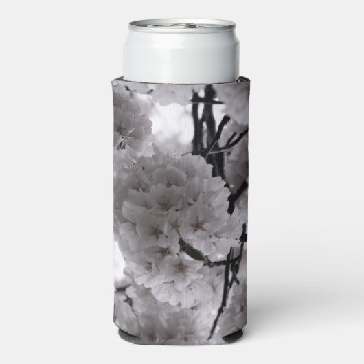 White Cherry Blossom Seltzer Blikjeskoeler (Seltzer Achterkant)