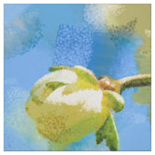 White Cherry Blossom Stof (Swatch)