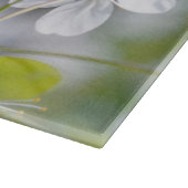 White Cherry Flower Snijplank (Hoek)