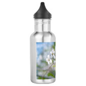 White Cherry Flower Waterfles (Links)