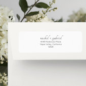 White | Chic Simple Clean Wedding Etiket