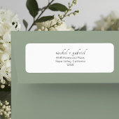 White | Chic Simple Clean Wedding Etiket