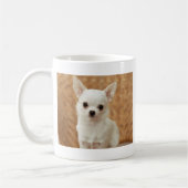 White Chihuahua Koffiemok (Links)