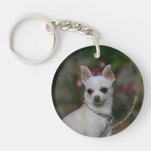 White Chihuahua Sleutelhanger