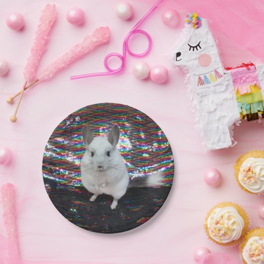 White Chinchilla superstar Papieren Bordje (Feest)