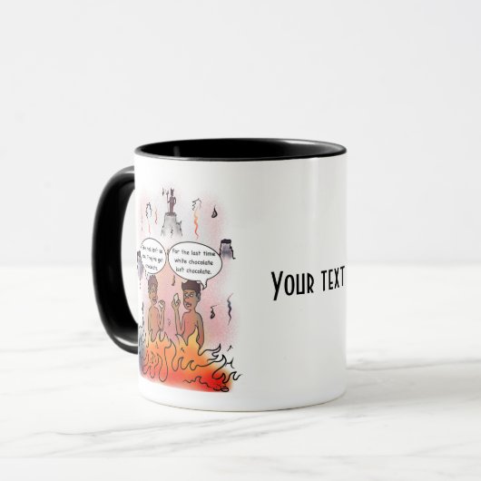 White Chocolate Combo Mok (Voorkant links)