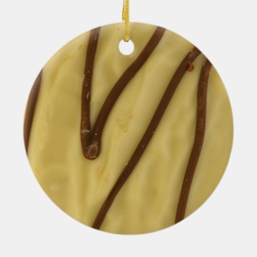 White Chocolate Dipped Cookie Ornament (Achterkant)