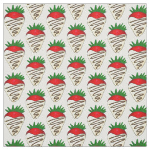 White Chocolate Dipped Strawberry Valentijnsdag Stof