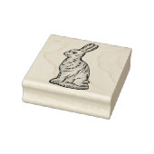 White Chocolate Easter Bunny Rabbit Molded Snoep Rubberstempel (Stempel)