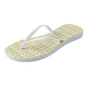 White Chocolate Easter Bunny Rabbit Snoep Teenslippers (Schuin)