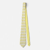 White Chocolate Easter Rabbit Bunny Snoep Stropdas (Voorkant)