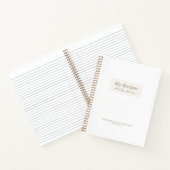 White Christelijk Proverbs 31:3 Verse Recipe Book Notitieboek (Binnen)
