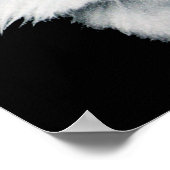 WHITE CHRISTMAS CAT MET SANTA CLAUS PET POSTER (Hoek)