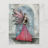 White Christmas Fairy Briefkaart (Voorkant)