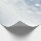 White Christmas Holiday Wrapping Paper Cadeaupapier (Hoek)