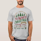 White Christmas Wallace en Davis Haynes zus T-shirt (Voorkant)