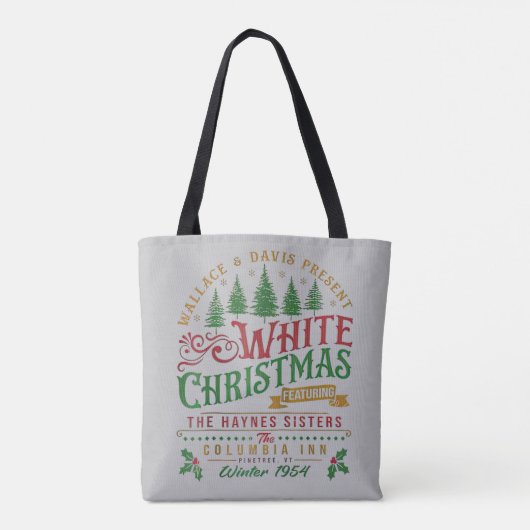 White Christmas Wallace en Davis Haynes zus Tote Bag (Achterkant)