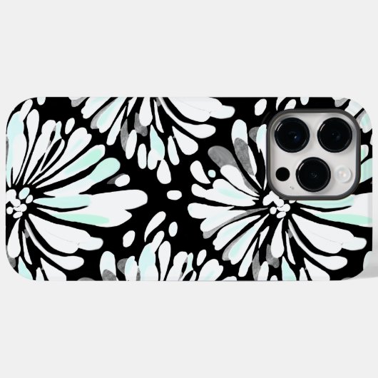 White Chrysanthemum Case-Mate iPhone Case (Achterkant (horizontaal))