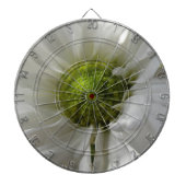 White Chrysanthemum Dart Board Dartbord (Voorkant)