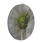 White Chrysanthemum Dart Board Dartbord (Voorkant Links)