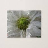 White Chrysanthemum Puzzle Legpuzzel (Horizontaal)