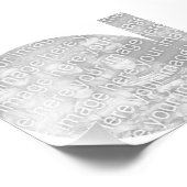 White Circle Lijst Foto Afdruk (Hoek)