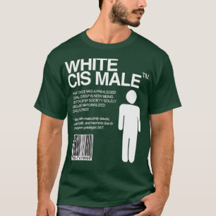 White CIS Male LGBTQ LGBT Queer Marxist Liberal 2 T-shirt