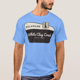 White Clay Creek State Park Delaware welkomstbord T-shirt