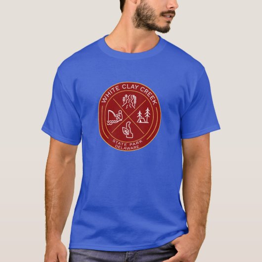 White Clay Creek State Park Heraldic Logo T-shirt (Voorkant)