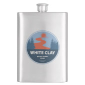 White Clay Wild and Schilderachtig River Flacon (Voorkant)