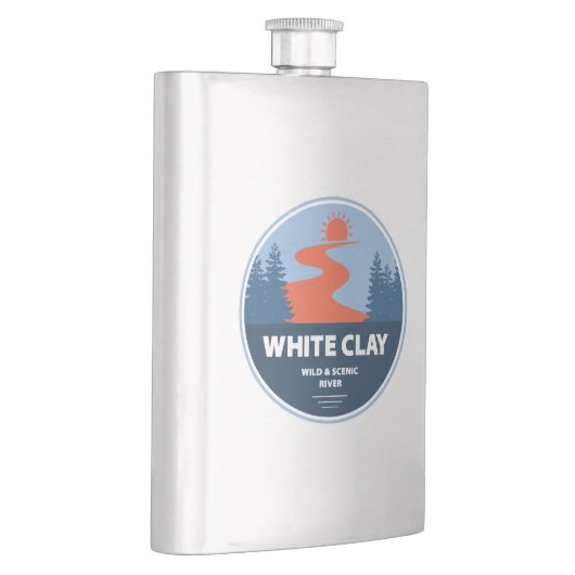 White Clay Wild and Schilderachtig River Flacon (Rechts)