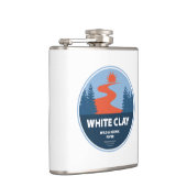 White Clay Wild and Schilderachtig River Heupfles (Rechts)