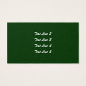 White Clematis Flower Art Visitekaartjes (Achterkant)