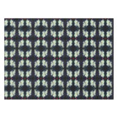 White Clematis Flower Pair Abstract Tafelkleed (Voorkant (Horizontaal))