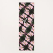 White Clematis Flowers Abstract, gepersonaliseerd Yogamat (Voorkant)