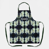 White Clematis Flowers Personalized Schort (Voorkant)