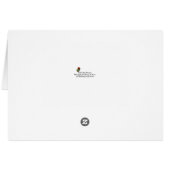 White Clematis Flowers Photo Lijst Kaart (Achterkant Horizontaal)