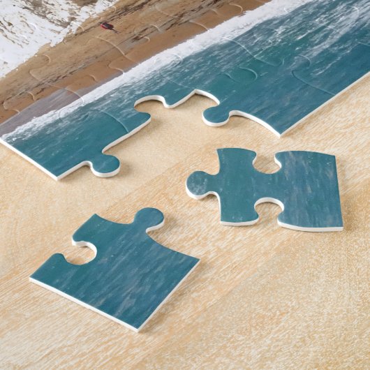 White Cliffs langs Jurassic Coast, Dorset, Engelan Legpuzzel (Zijkant)