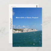White Cliffs of Dover, Engeland Briefkaart (Voorkant / Achterkant)