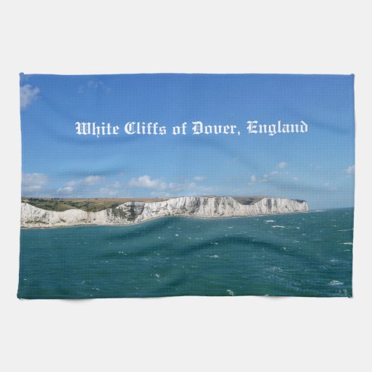 White Cliffs of Dover, Engeland Theedoek (Horizontaal)