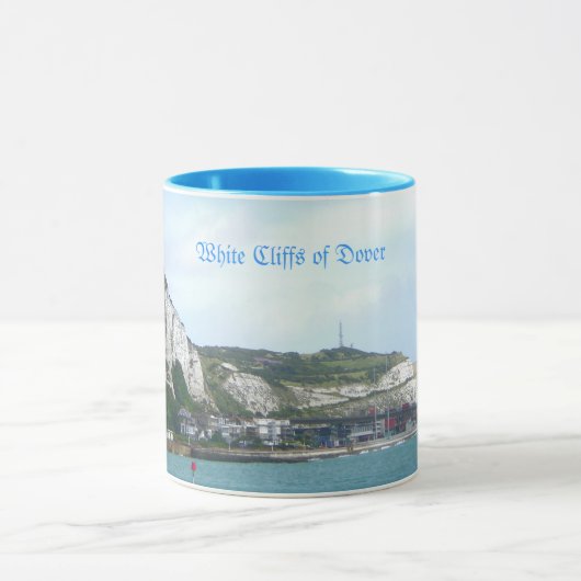 White Cliffs of Dover, England Souvenir Mok (Midden)