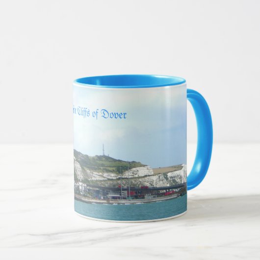 White Cliffs of Dover, England Souvenir Mok (Voorkant rechts)