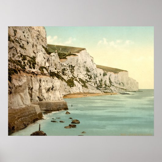 White Cliffs of Dover, Kent England Archival Print (Voorkant)