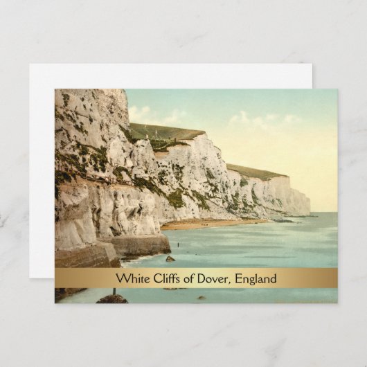 White Cliffs of Dover, Kent, England Briefkaart (Voorkant / Achterkant)