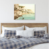 White Cliffs of Dover, Kent, England Canvas Afdruk (Insitu (Slaapkamer))
